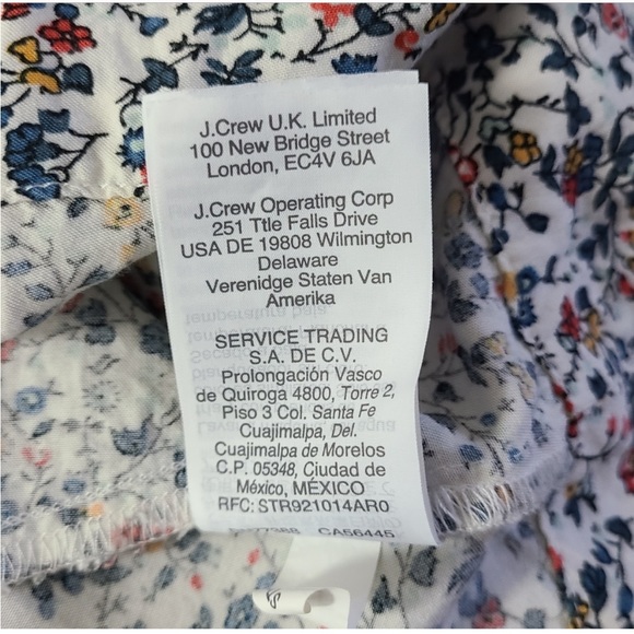 Madewell Button-Front Day Dress in Blossoming Vines Women’s XS - Picture 11 of 12